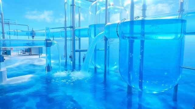 Electrochemical Carbon Capture: Ocean's Carbon Cycle Animation