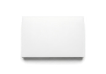 Naklejka premium Isolated rectangular stack of white tissue paper or paper napkins, clean hygiene product mockup, blank surface template