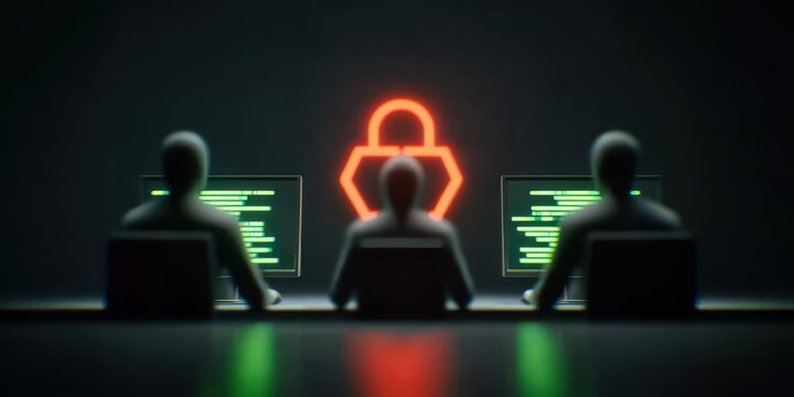 Global security teams monitor a cyber attack as a hacker tries to breach the wall, testing every defense and layered protection.
