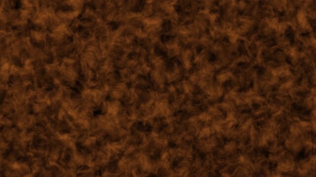Warm wispy dark orange smoke texture slowly swirling and flowing like abstract ember background motion
