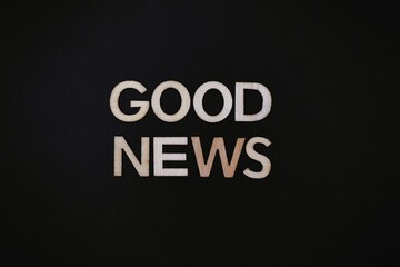 Fototapeta premium good news write 