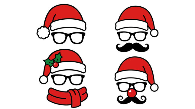Cute cartoon beets with various emoticons on white background