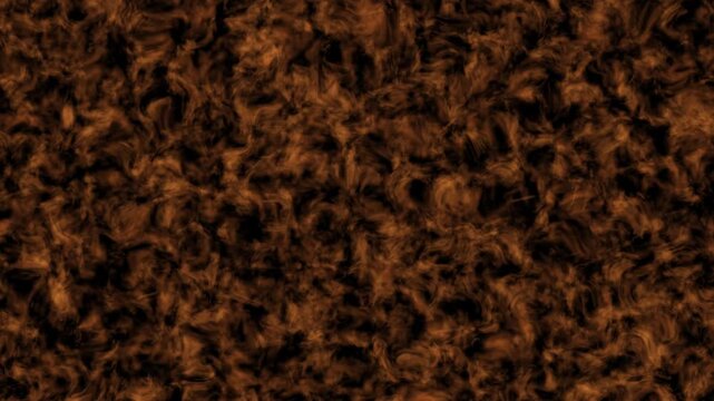 Abstract fluid smoke flowing and swirling with warm ember colors creating a dynamic background motion