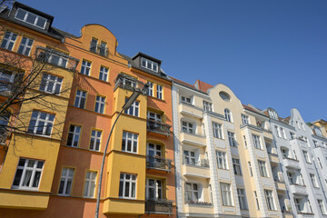 Obraz premium Altbauten, Babelsberger Straße, Schöneberg, Berlin, Deutschland