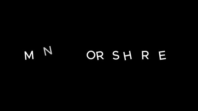 &ldquo;MONEY WORKS HARDER&rdquo; bold financial motivation typography animation on pure black background, sleek white modern font, cinematic wealth-building atmosphere, smooth kinetic text movement, luxury .