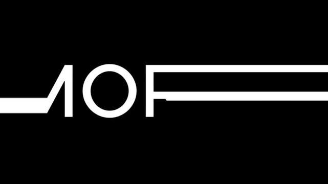 &ldquo;MORE&rdquo; futuristic geometric typography animation with abstract line extensions on deep black background, modern minimalist motion graphics, cinematic motivational style, sleek white ultra sharp letter