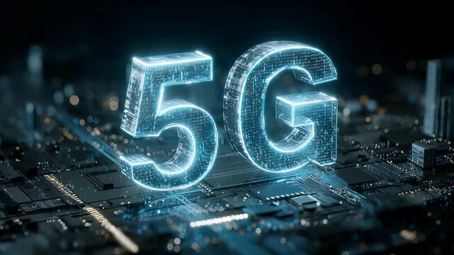 5G wireless network and cloud computing technology with global connectivity, smart city data storage and high speed internet concept background
