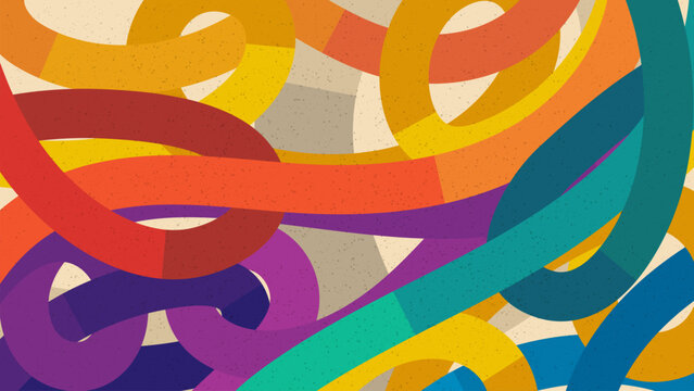 Abstract colorful grunge background design featuring circular vector creative art illustration