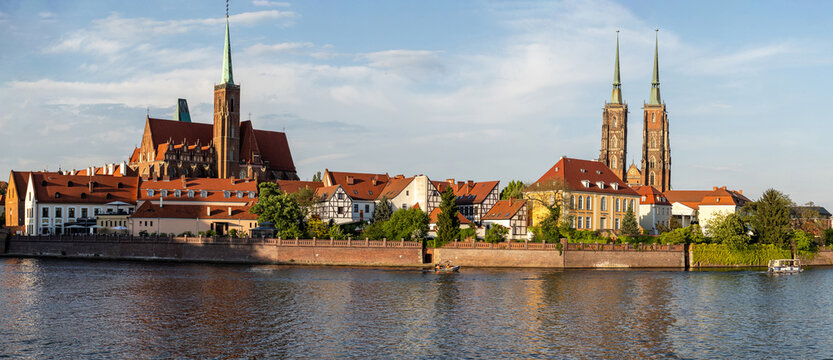 Wrocław - panorama Ostrowa Tumskiego