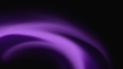 Abstract Purple Light Arcs On Black Background With Soft Glowing Violet Wave Texture For Design   © Arthapicture