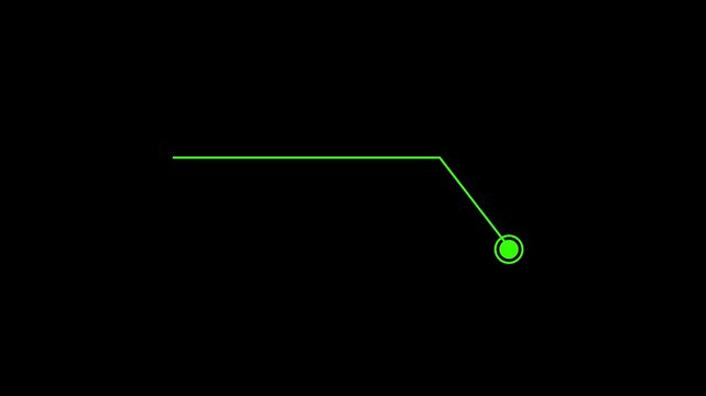 Animated callout elements and HUD graphics. Callout elements designed for text highlighting and user interface projects.Modern Futuristic HUD Circular Callout Descending Line Overlay Title Sci-Fi Tech