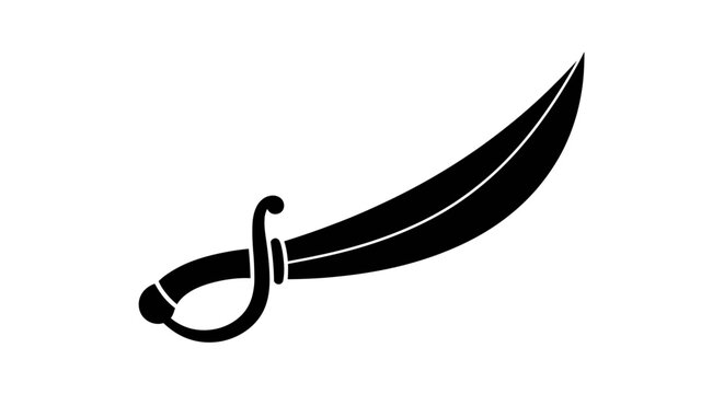 Cutting Edge of a Scimitar Sword.