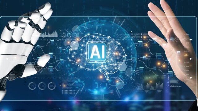 AI powers a neural network to process complex data streams, optimize learning models, and automate high-speed intelligent computing across networks Marrow
