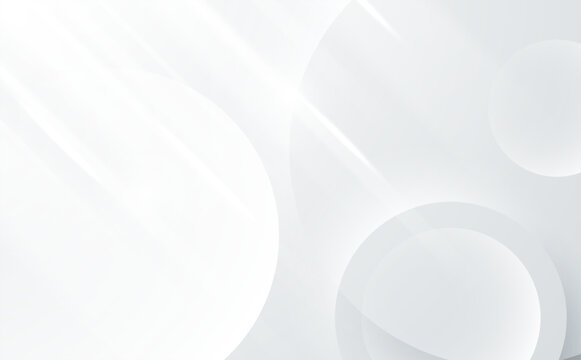 Modern abstract light white background elegant circle shape design