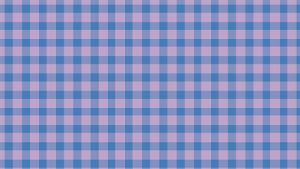 Naklejka premium Light blue and soft purple checkerboard grid creates a tranquil gingham fabric texture