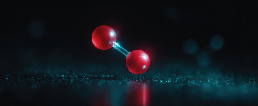 Excitement sparks as positive cation and negative anion engage in chemistry experiment.