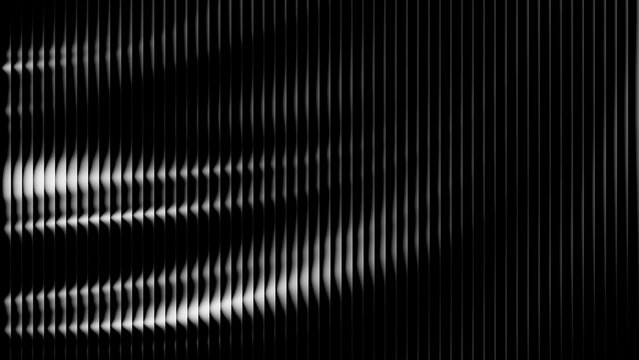 Abstract monochrome vertical lines pattern creating dynamic motion blur effects with high contrast light streaks for modern digital backgrounds and textures