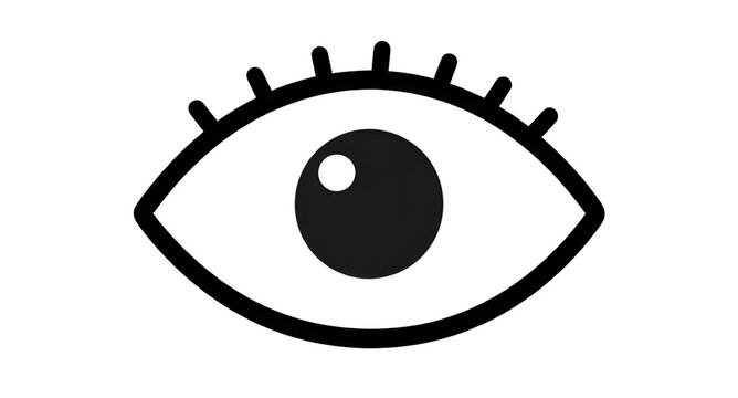 eye, eyelashes, icon, vision, beauty, glance, female, makeup, optical, seeing, cosmetic, face, stylish, outline, graphic, vector, cosmetic