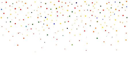 festive confetti background illustration, colorful dots scattered vector, celebration party backdrop, abstract confetti design, cheerful holiday background, vibrant confetti clipart, playful party gra © mrpixel