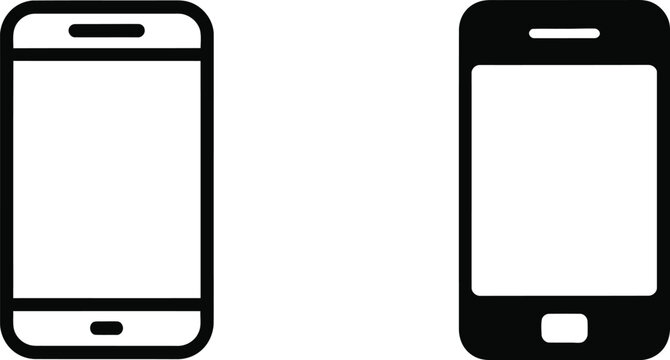 Smartphone icon, smartphone symbol vector illustration with modern flat style for mobile application interface and digital communication concepts