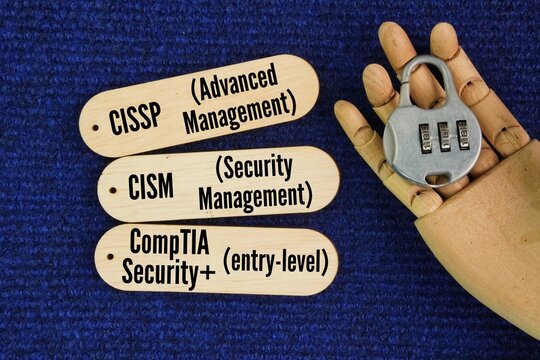 What are the top 3 cybersecurity certifications? CISSP advanced management, CISM security management, and CompTIA Security+ entry-level word. technical security across enterprise environments.