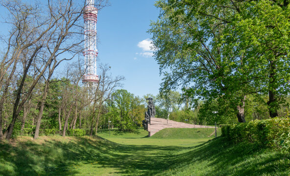 The Babyn Yar Memorial Park and Monument in Kyiv