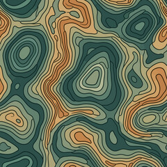 Fototapeta premium Abstract colorful wavy pattern design.