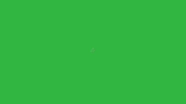 may 16 calendar icon animation on green screen background, Int'l Day of Light / Int'l Day of Living Together in Peace concept, 3d date reminder chroma key