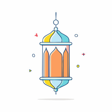 Islamic Lantern Illustration