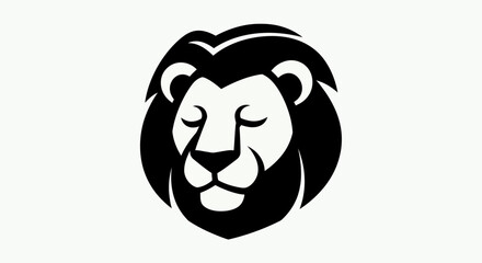 Stylized lion head vector illustration © amri