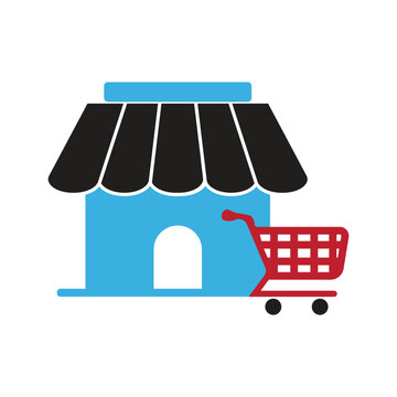 Online Store Shopping Cart Icon