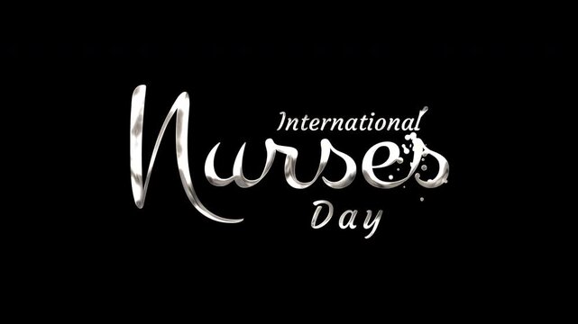 International nurses day celebration suitable for healthcare promotions, social media, websites, and healthcare awareness campaigns worldwide.