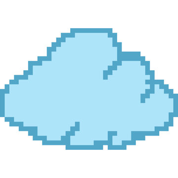 Pixelated Cloud Game Icon