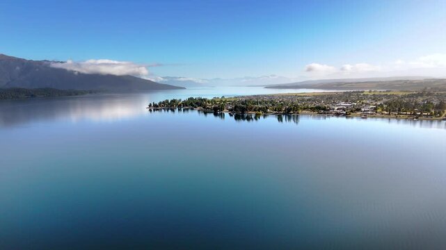 Ta Anau, Fjordland, New Zealand, Drone Footage