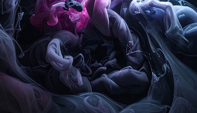 Dark fantasy creature design concept art.