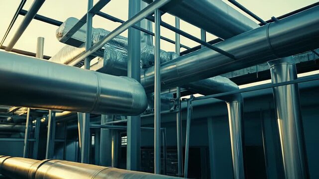 Industrial pipelines and infrastructure are essential for energy production, manufacturing, and the global economy, moving essential resources through a complex system of conduits
