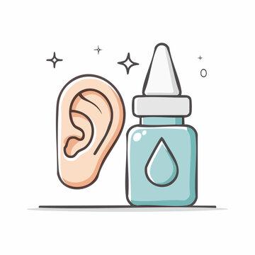 Ear and Ear Drops Icon
