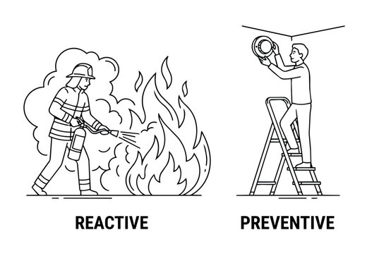 "Emergency Response: Reactive Vs Proactive Approaches to Fire Prevention"