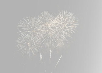 Abstract luxury golden fireworks composition with glowing festive sparkles and radiant particle bursts on elegant dark celebration background overlay © Alehandro