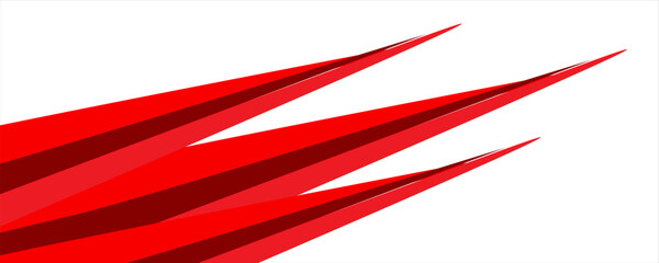 Fototapeta premium Wave background. A sleek abstract vector background with bold red and maroon curved lines sweeping upward on a clean white backdrop, creating a sense of motion and energy.