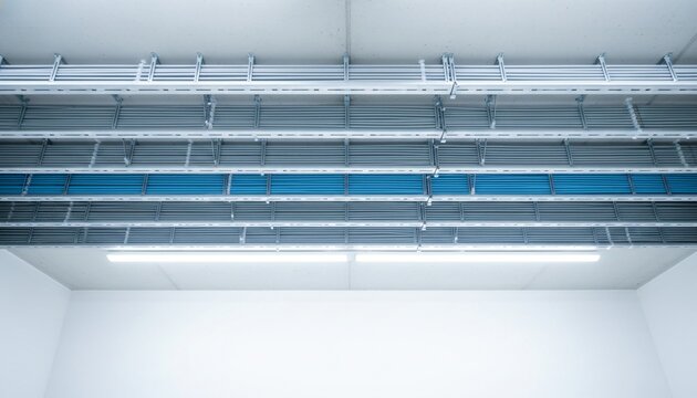 Industrial Ceiling Cable Tray Wiring