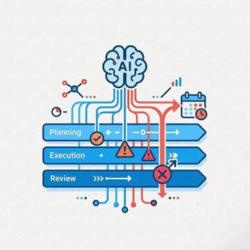 AI Deadline Prediction Office Icon