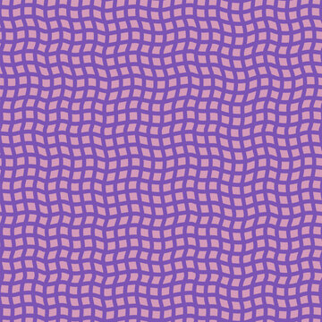 Vibrant Magenta Folk Botanical Vine Print