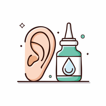 Ear and Ear Drops Icon