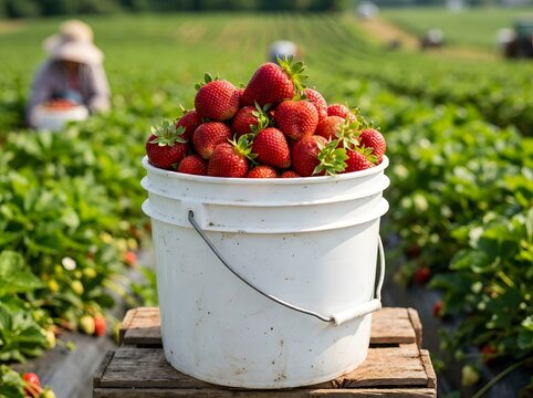 Fresh strawberry harvest canadian italian indian culinary ingredient sourcing