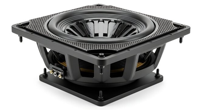 High-performance square computer cooling fan with protective mesh grille