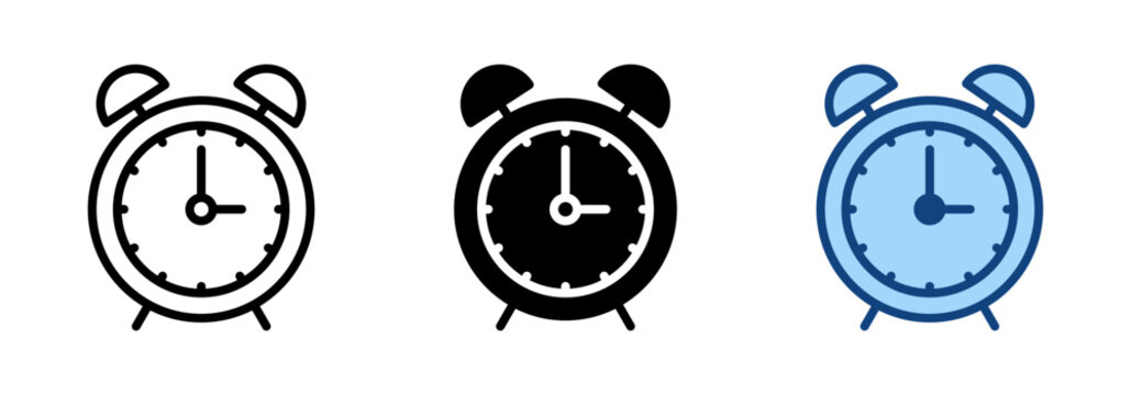Alarm clock for time management and morning wake up