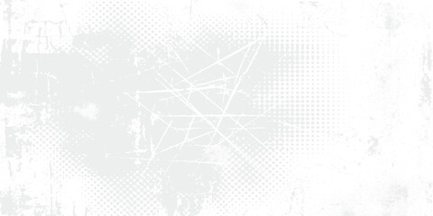 Abstract Geometric Grunge Background. Minimal light gray tech texture with polygon lines and modern distressed design © STEAM