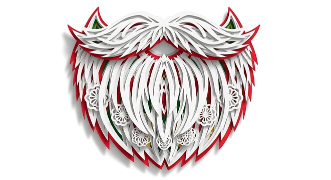 Stylized beard design