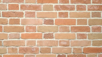 Fototapeta premium Brick wall texture in warm tones for background and design concepts
